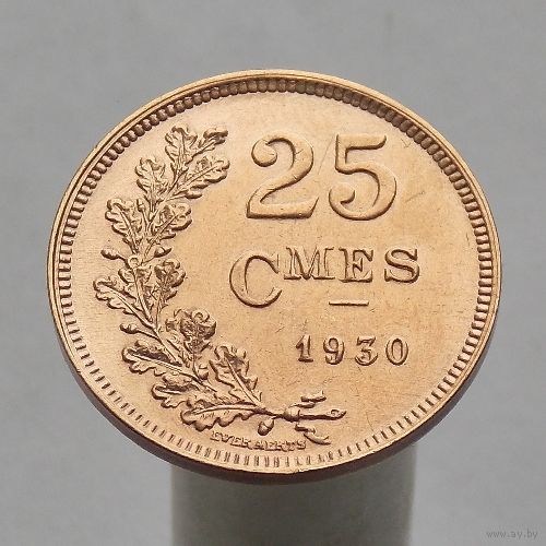 Люксембург 25 сантимов 1930