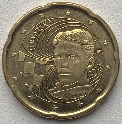 Хорватия 20 евроцентов 2023 г.