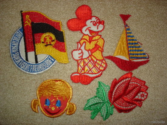 НАШИВКИ, ГЕРМАНИЯ (ГДР), НОВЫЕ , кроме герба ГДР