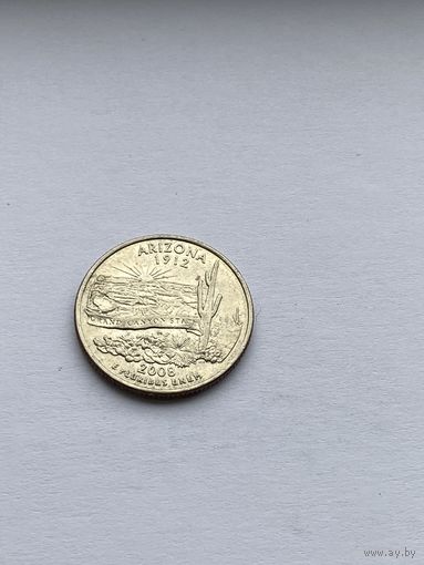 25 центов 2008 г. Аризона, США