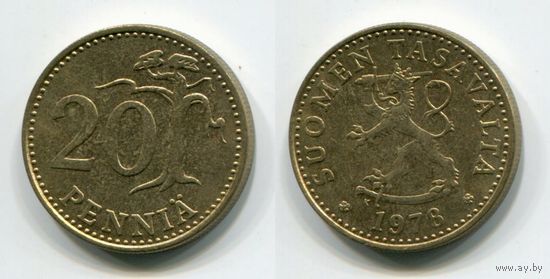 Финляндия. 20 пенни (1978, XF)