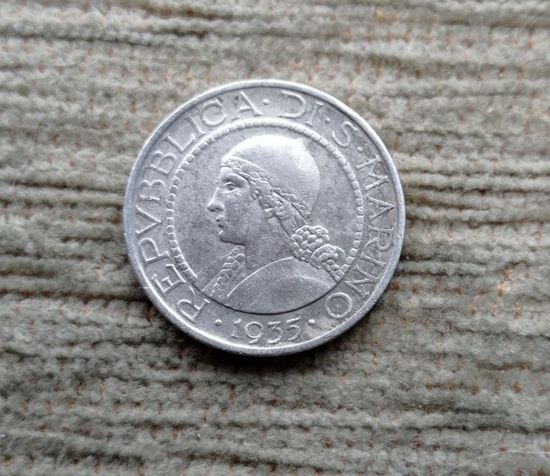 Werty71 Сан Марино 5 лир 1935 (1933 - 1936) Серебро