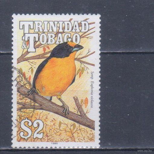 [519] Тринидад и Тобаго 1990. Фауна.Птицы.2$. Гашеная марка.