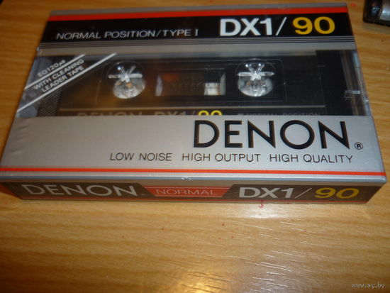Запечатанная аудиокассета DENON DX1 90. Made in Japan
