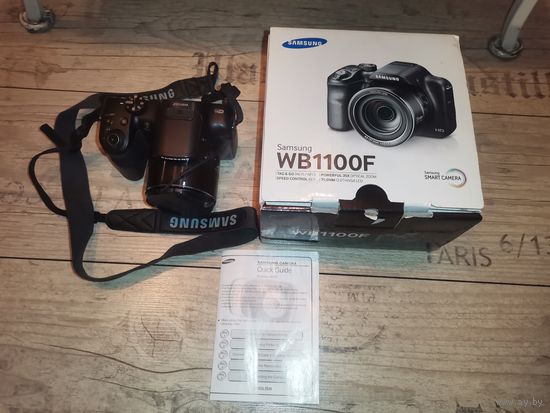 Цифровой фотоаппарат Samsung WB1100F 16,2 Мп, Wi-Fi, NFC. Условно рабочий.