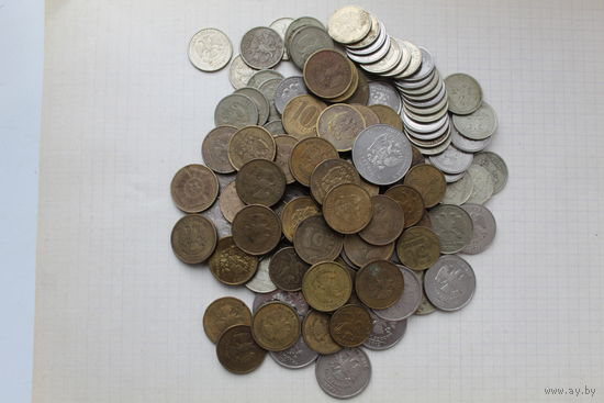 Лот монет РФ на 597 рублей