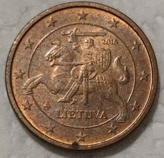 Литва 1 евроцент, 2015 (14-14-33)