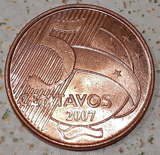 Бразилия 5 сентаво, 2007 (3-3-38)