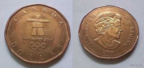 Канада, 1 доллар 2010 (Олимпиада в Ванкувере)