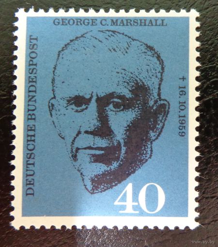 Германия, ФРГ 1960 г. Mi 344 полная серия MNH
