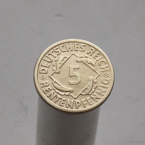 Германия 5 рейтенпфеннигов 1924 А