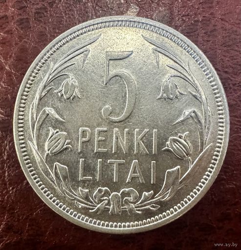 Литва 5 лит 1925