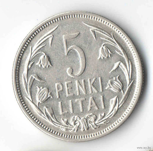 Литва 5 лит 1925