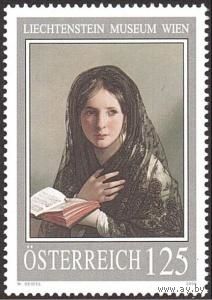 Австрия 2006 Искусство, Живопись Художник-портретист Фридрих фон Амерлинг Картина "В трауре"**