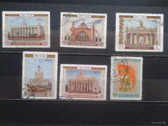1954, ВСХВ, павильоны, полная серия