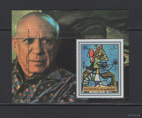 Живопись Пикассо Фуджейра 1972** Испанский художник Пабло Пикассо Блок зуб