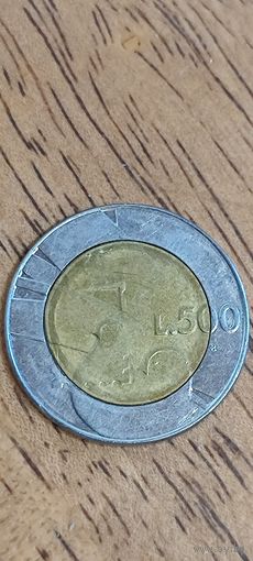 500 лир Сан-Марино 1990