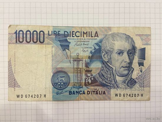 Италия 10000 лир 1984-10