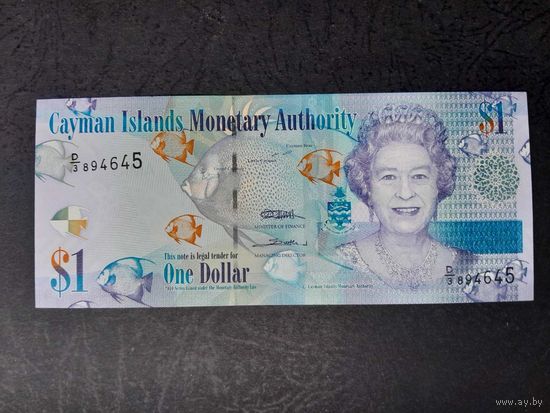 1 доллар 2010 года. Каймановы острова. UNC. Распродажа.