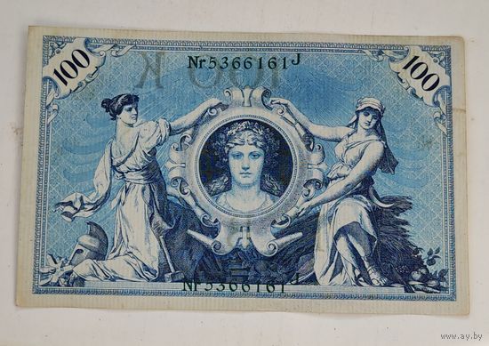 1908 год Германия 100 марок