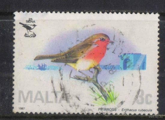 Мальта 1987 25 летие орнитологического общества Зорянка #762