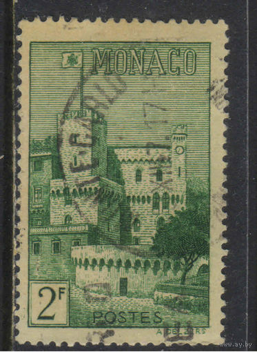 Монако 1946 Башня с часами дворца князей Гримальди в Монако Стандарт #235