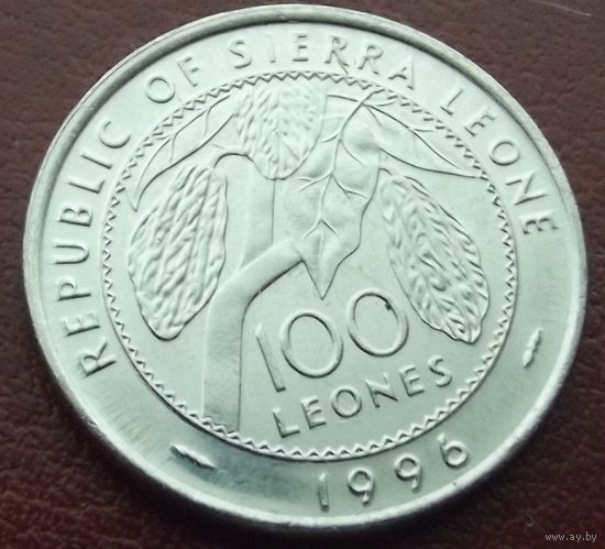 Сьерра-Леоне. 100 леоне 1996