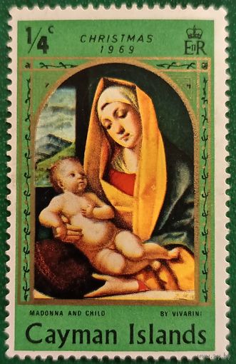 Каймановы острова 1969. Рождество. Мадонна с ребенком