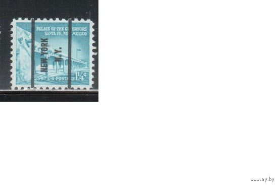 США-1954, (Мих.652), гаш.  , Стандарт, Архитектура,