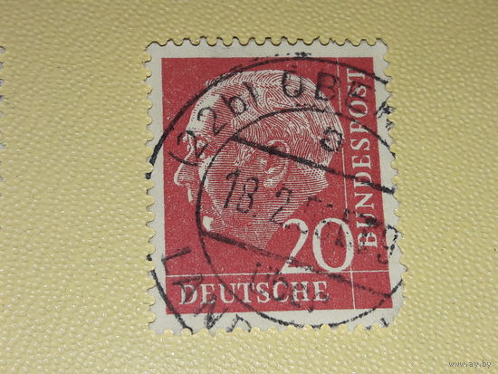 Германия ФРГ 1954, 1956 Стандарт. Теодор Хойс