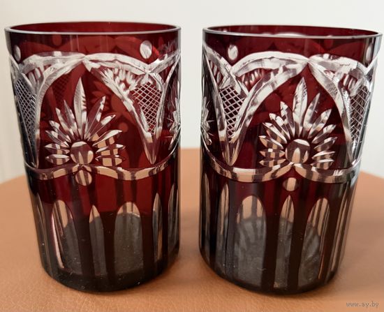 Пара больших стаканов Венгрия середина 20века
