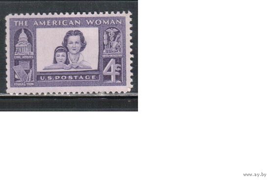 США-1960, (Мих.780), * , Женщины (одиночка)