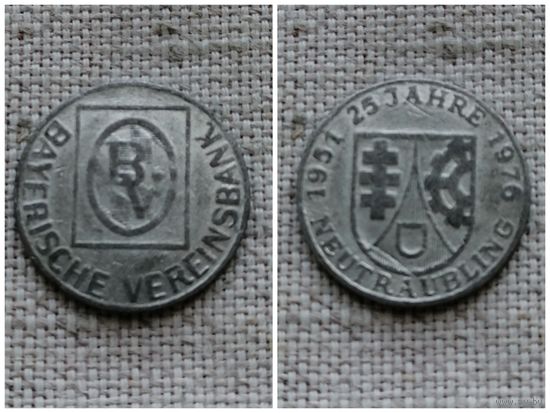 Жетон Bayerische Vereinsbank Германия, Федеративная Республика