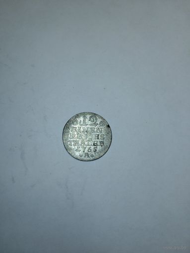 1/12 талера 1765 A , Германия