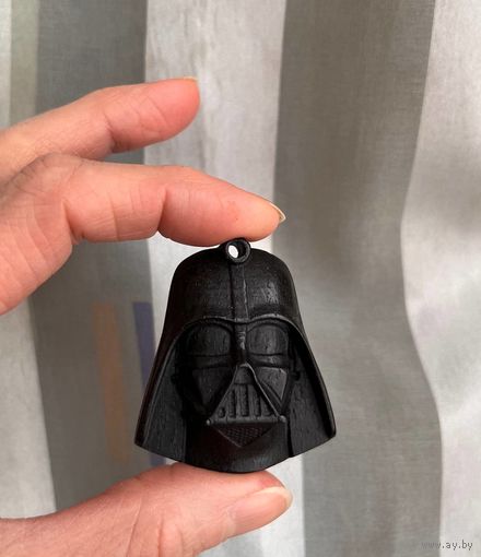 Кулон, подвеска Персонаж Звездных войн star wars Дарт Вейдер Маска и шлем Дерево Мореный дуб