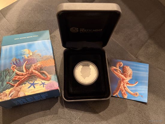 50 центов. 2012г. Австралия.  СЕРЕБРО 999пр.    Распродажа коллекции!!!