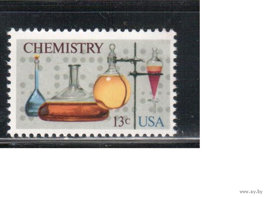 США-1976, (Мих.1255) , ** , Химия (одиночка)