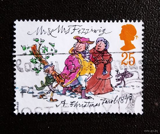 Марка Великобритания 1993 год Рождество