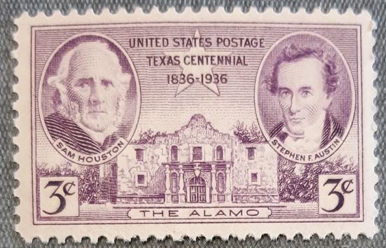 1936 год - 100-летие штата Техас. США