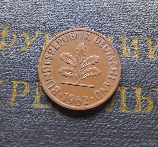 2 пфеннига 1962 (F) Германия ФРГ #01