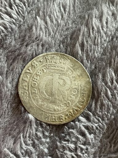 Тынф 1663 Ян Казимир! Львов! Редкий!