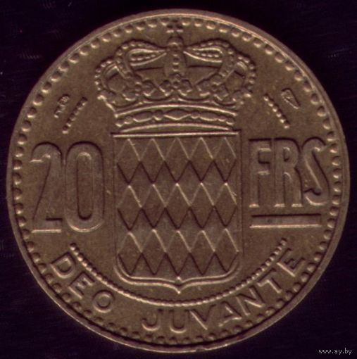 20 Франков 1951 год Монако