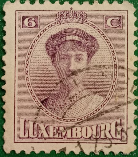 Люксембург 1921. Герцогиня Шарлотта Люксембургская