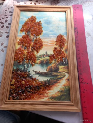 Картина из янтаря