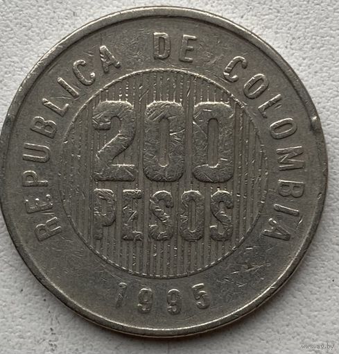 Колумбия 200 песо 1995 г. Цена за 1 шт.