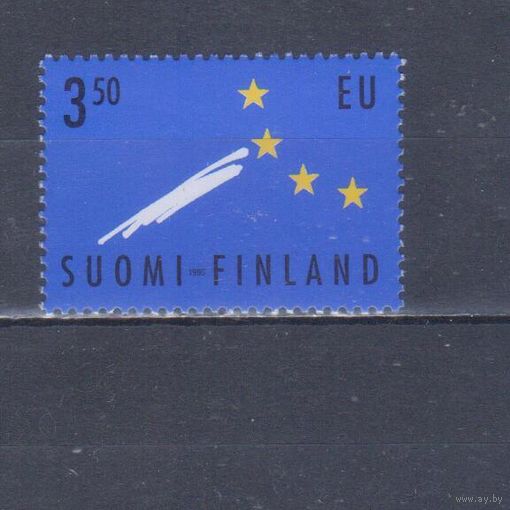 [1284] Финляндия 1995. Вступление в ЕС. Одиночный выпуск. MNH