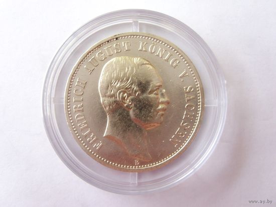 3 Марки 1909 . Саксония. Серебро. Оригинал.