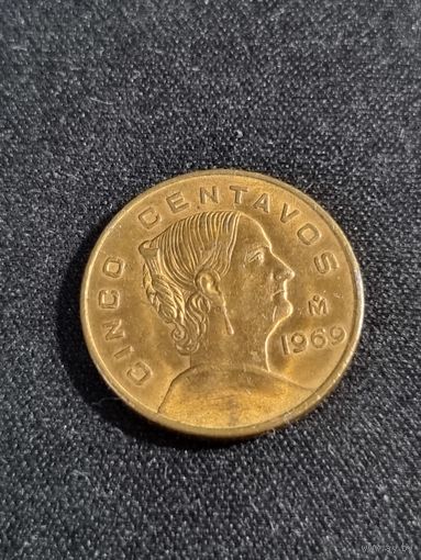 Мексика 5 сентаво 1969