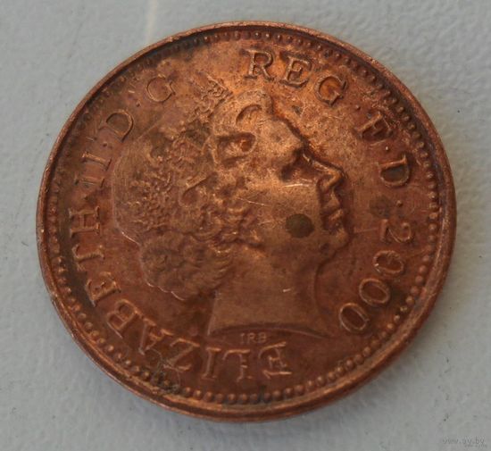 1 пенни Великобритания 2000 г.в.