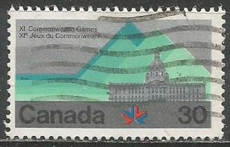 Канада. 11 спортигры Содружества. Парламент. Эдмонтон. 1978г. Mi#700.